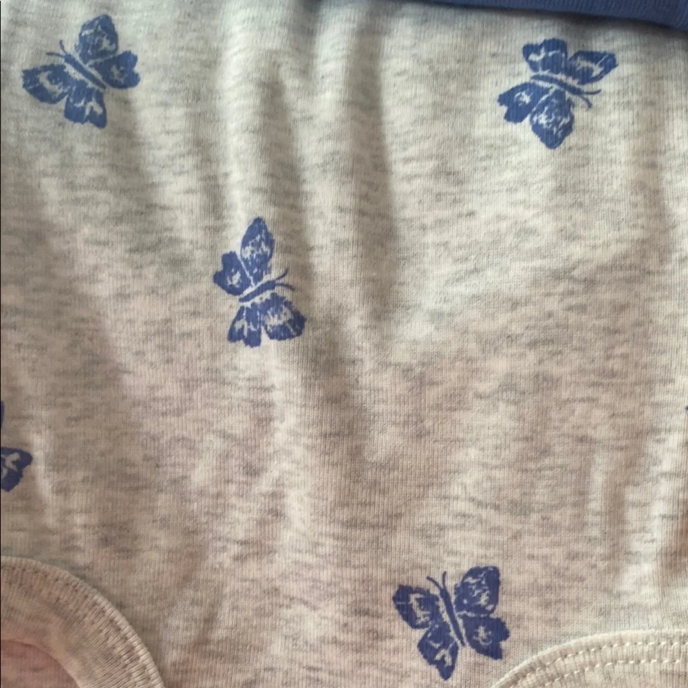 Set of 3 Carter's Blue and Pink Floral Bodysuit Set